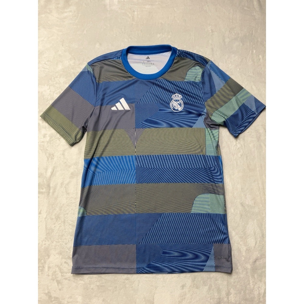Real Madrid adidas Jersey 2025-26 Pre-Match Training Shirt JP4155 Men L Slim Fit